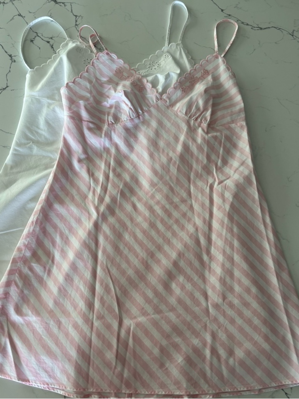 Victoria's Secret Lace-Trim Mini Slip. - Picture 5 of 16